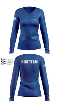 Prince William Bike Team 23723896 Women's Long Sleeve V-neck Shirt - 4