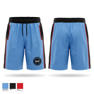 Mens Basketball Shorts, Eastmont HEAT, Men's Basketball, Teamtime, Team time, sublimation, custom sports apparel, team uniforms, spirit wear, spiritwear, sports uniforms, custom shirts, team store, custom team store, fundraiser sports, apparel fundraiser