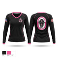 Olathe Firefighters Association Women's Long Sleeve V-neck Shirt - 1