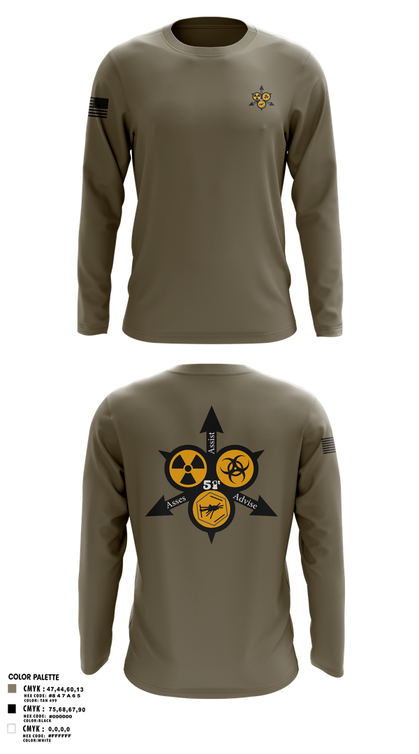 Long Sleeve Performance Shirt, 51st WMD-CST, , Teamtime, Team time, sublimation, custom sports apparel, team uniforms, spirit wear, spiritwear, sports uniforms, custom shirts, team store, custom team store, fundraiser sports, apparel fundraiser