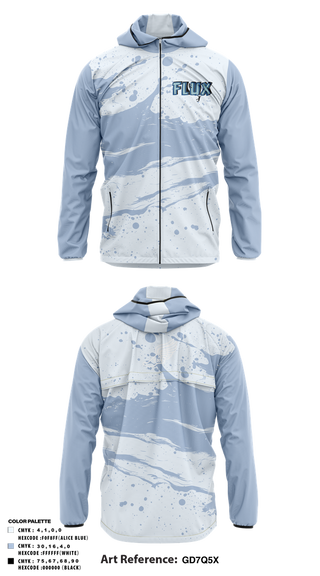 Windbreaker, Flux, Track & Field, Teamtime, Team time, sublimation, custom sports apparel, team uniforms, spirit wear, spiritwear, sports uniforms, custom shirts, team store, custom team store, fundraiser sports, apparel fundraiser