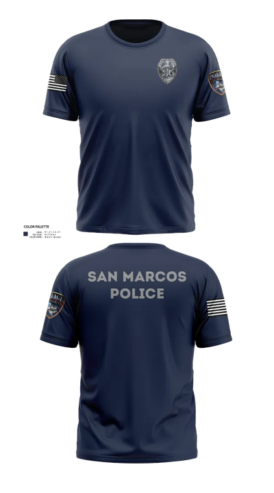San marcos police - field force 1789471 Short Sleeve Performance Shirt - 100
