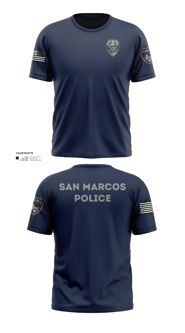 Short Sleeve Performance Shirt, San marcos police - field force, Police, Teamtime, Team time, sublimation, custom sports apparel, team uniforms, spirit wear, spiritwear, sports uniforms, custom shirts, team store, custom team store, fundraiser sports, apparel fundraiser