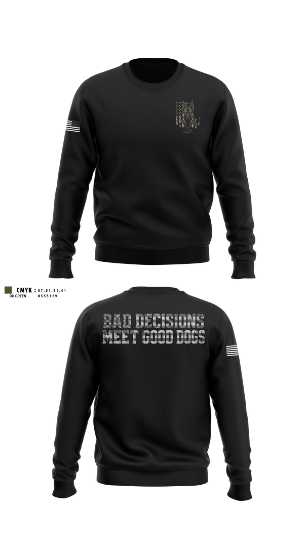 Crew Neck Sweatshirt, Manheim Township K9 Foundation, Police, Teamtime, Team time, sublimation, custom sports apparel, team uniforms, spirit wear, spiritwear, sports uniforms, custom shirts, team store, custom team store, fundraiser sports, apparel fundraiser