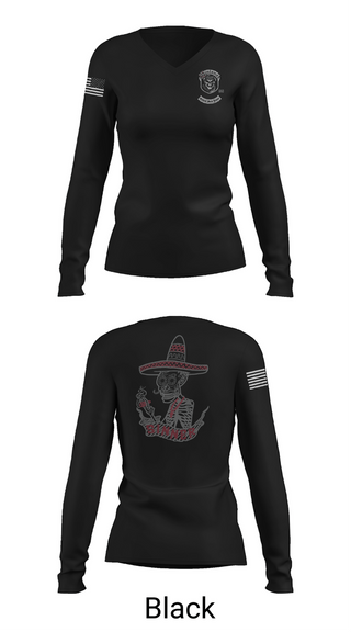 Womens Long Sleeve Vneck Shirt, Kreep Armory, , Teamtime, Team time, sublimation, custom sports apparel, team uniforms, spirit wear, spiritwear, sports uniforms, custom shirts, team store, custom team store, fundraiser sports, apparel fundraiser