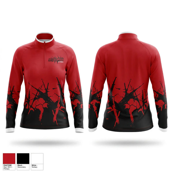 Quarter Zip Jacket, Aftershock, Softball, Teamtime, Team time, sublimation, custom sports apparel, team uniforms, spirit wear, spiritwear, sports uniforms, custom shirts, team store, custom team store, fundraiser sports, apparel fundraiser