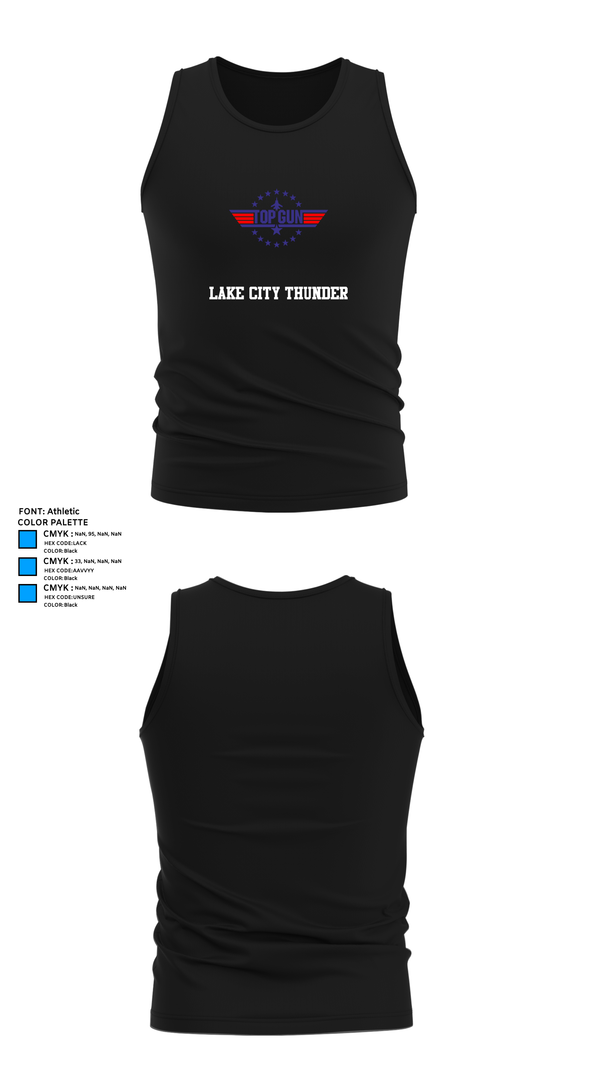 Tank Top, Lake City Thunder, Softball, Teamtime, Team time, sublimation, custom sports apparel, team uniforms, spirit wear, spiritwear, sports uniforms, custom shirts, team store, custom team store, fundraiser sports, apparel fundraiser