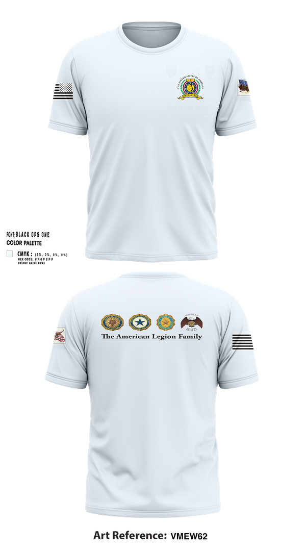 Short Sleeve Performance Shirt, American Legion CSM Gary W Crisp Post 289. Clarksville,TN, , Teamtime, Team time, sublimation, custom sports apparel, team uniforms, spirit wear, spiritwear, sports uniforms, custom shirts, team store, custom team store, fundraiser sports, apparel fundraiser