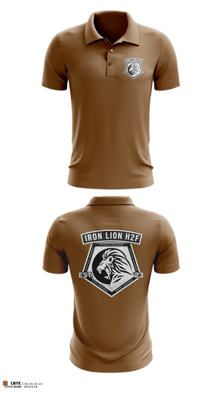 Short Sleeve Performance Polo, 35th CSB H2F, Army, Teamtime, Team time, sublimation, custom sports apparel, team uniforms, spirit wear, spiritwear, sports uniforms, custom shirts, team store, custom team store, fundraiser sports, apparel fundraiser