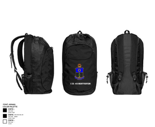 Gear Bag, C co. 4/21 Nightfighters, , Teamtime, Team time, sublimation, custom sports apparel, team uniforms, spirit wear, spiritwear, sports uniforms, custom shirts, team store, custom team store, fundraiser sports, apparel fundraiser