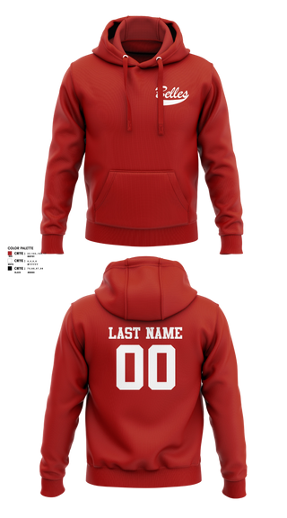 Hoodie, Bluegrass Lightning Belles, Softball, Teamtime, Team time, sublimation, custom sports apparel, team uniforms, spirit wear, spiritwear, sports uniforms, custom shirts, team store, custom team store, fundraiser sports, apparel fundraiser
