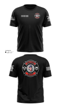 Gallatin Fire Department Station 4 20459748 Old School Cotton Feel Shirt - 40