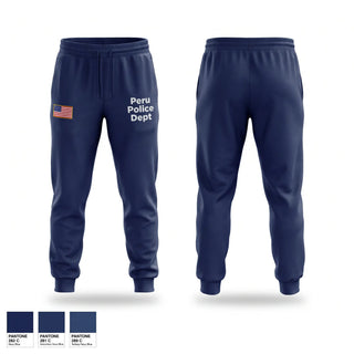 Sweatpants, Peru Police Dept, Police, Teamtime, Team time, sublimation, custom sports apparel, team uniforms, spirit wear, spiritwear, sports uniforms, custom shirts, team store, custom team store, fundraiser sports, apparel fundraiser
