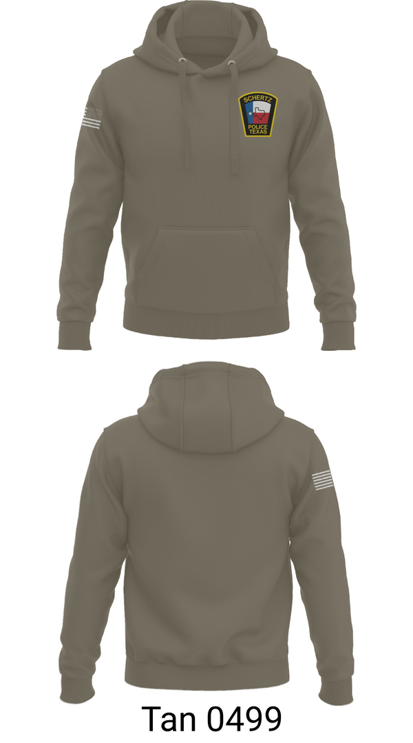 Hoodie, Schertz PD, Police, Teamtime, Team time, sublimation, custom sports apparel, team uniforms, spirit wear, spiritwear, sports uniforms, custom shirts, team store, custom team store, fundraiser sports, apparel fundraiser