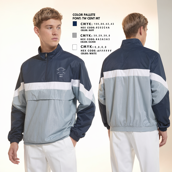 Windbreaker, Saints Peter & Paul Sabres Golf, Golf, Teamtime, Team time, sublimation, custom sports apparel, team uniforms, spirit wear, spiritwear, sports uniforms, custom shirts, team store, custom team store, fundraiser sports, apparel fundraiser