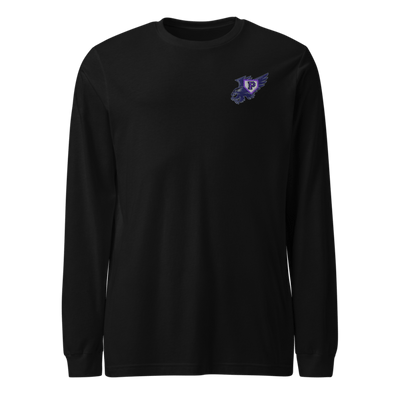 Plainview Hawks 3189173 Unisex Long Sleeve Tee | Bella + Canvas 3501