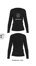 Jamestown Police 59981671 Women's Long Sleeve V-neck Shirt - 21