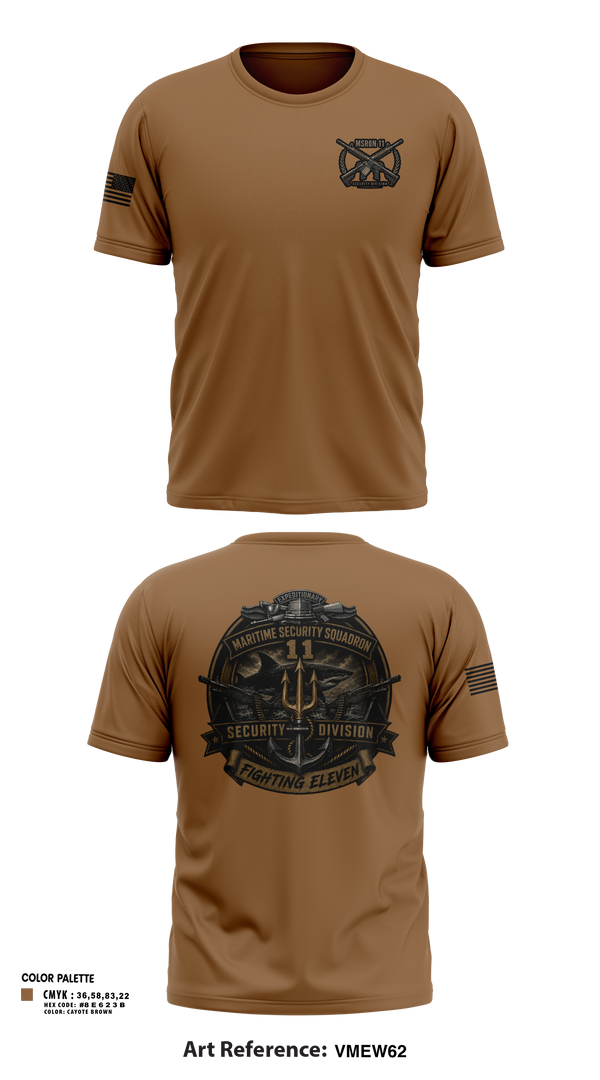 Short Sleeve Performance Shirt, MSRON 11 Security Division, Navy, Teamtime, Team time, sublimation, custom sports apparel, team uniforms, spirit wear, spiritwear, sports uniforms, custom shirts, team store, custom team store, fundraiser sports, apparel fundraiser