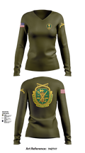 785th Military Police Battalion 97173426 Women's Long Sleeve V-neck Shirt - 101