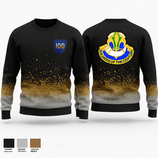 Crew Neck Sweatshirt, 100th Training Division, Army, Teamtime, Team time, sublimation, custom sports apparel, team uniforms, spirit wear, spiritwear, sports uniforms, custom shirts, team store, custom team store, fundraiser sports, apparel fundraiser