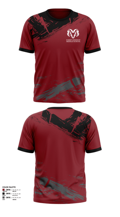 Robert Anderson Rams  Short Sleeve Performance Shirt - 1