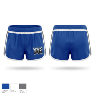 Womens Shorts, Dunbar Wolverines, Women's Basketball, Teamtime, Team time, sublimation, custom sports apparel, team uniforms, spirit wear, spiritwear, sports uniforms, custom shirts, team store, custom team store, fundraiser sports, apparel fundraiser