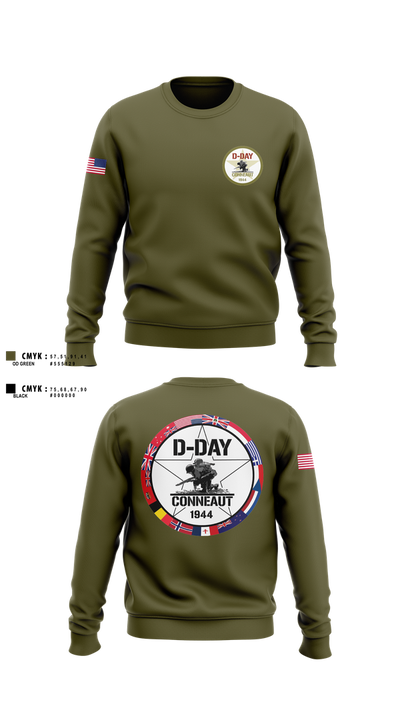 D-Day Ohio, Inc Crew Neck Sweatshirt - 2 (1)