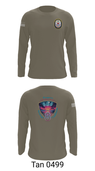 Long Sleeve Performance Shirt, USS Bougainville CPO, , Teamtime, Team time, sublimation, custom sports apparel, team uniforms, spirit wear, spiritwear, sports uniforms, custom shirts, team store, custom team store, fundraiser sports, apparel fundraiser