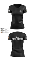 NPS Ranger 54579157 Women's Short Sleeve V-neck Shirt - 100