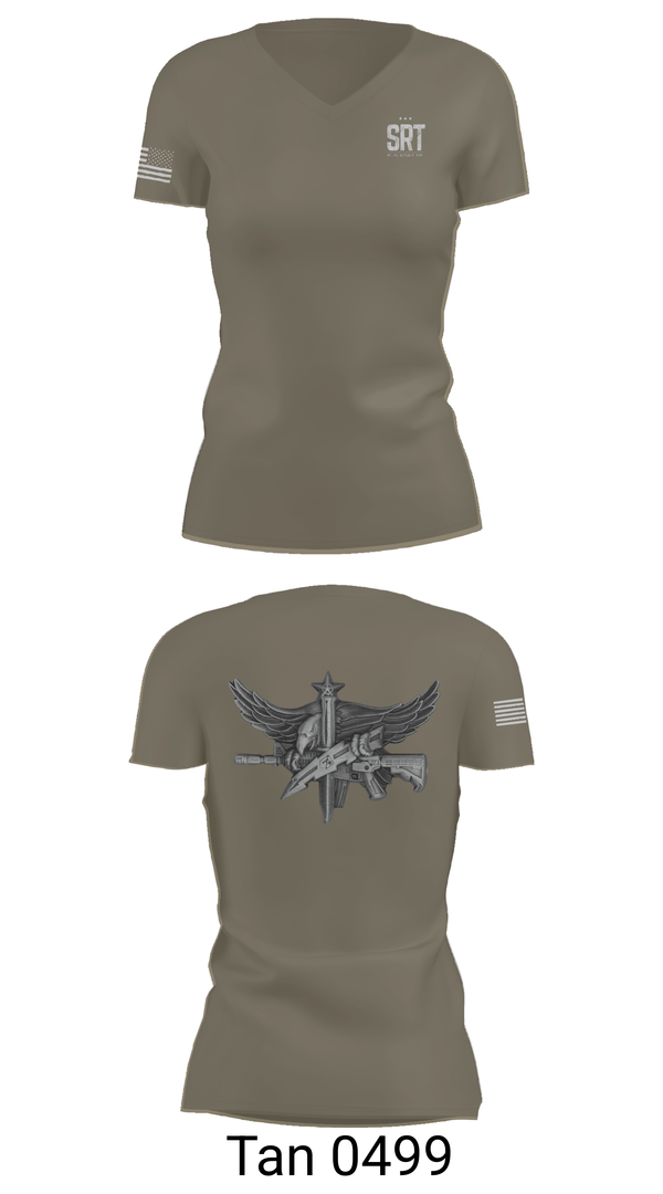 Womens Short Sleeve Vneck Shirt, HCSO SRT, Police, Teamtime, Team time, sublimation, custom sports apparel, team uniforms, spirit wear, spiritwear, sports uniforms, custom shirts, team store, custom team store, fundraiser sports, apparel fundraiser
