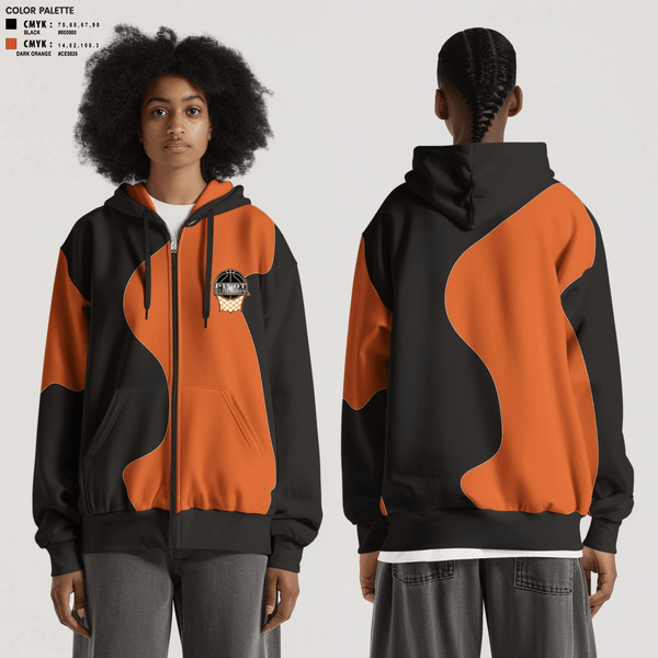 Zip Hoodie, Pivot Elite Hoops, Women's Basketball, Teamtime, Team time, sublimation, custom sports apparel, team uniforms, spirit wear, spiritwear, sports uniforms, custom shirts, team store, custom team store, fundraiser sports, apparel fundraiser