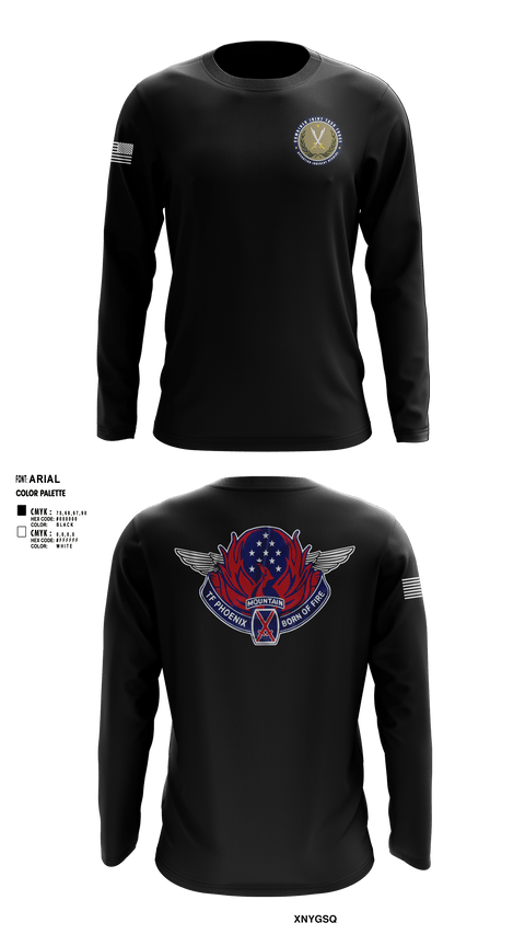Long Sleeve Performance Shirt, HHC 3-10 GSAB, Army, Teamtime, Team time, sublimation, custom sports apparel, team uniforms, spirit wear, spiritwear, sports uniforms, custom shirts, team store, custom team store, fundraiser sports, apparel fundraiser