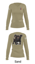 1-174th ADA RGT 76642958 Women's Long Sleeve V-neck Shirt - 92