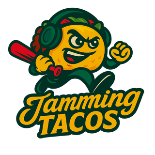 Jamming Tacos Stainless Steel Water Bottle with a Straw Lid