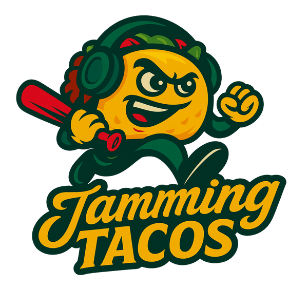 Jamming Tacos Stainless Steel Water Bottle with a Straw Lid
