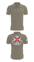 C Co 1-124 Rifle Company 57736053 Short Sleeve Performance Polo - 64