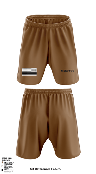 Athletic Shorts With Pockets, 6 BEB FSC, Army, Teamtime, Team time, sublimation, custom sports apparel, team uniforms, spirit wear, spiritwear, sports uniforms, custom shirts, team store, custom team store, fundraiser sports, apparel fundraiser