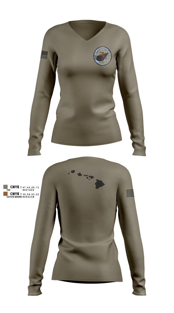 Women's Long Sleeve Vneck Shirt, SDVT1, Navy, Teamtime, Team time, sublimation, custom sports apparel, team uniforms, spirit wear, spiritwear, sports uniforms, custom shirts, team store, custom team store, fundraiser sports, apparel fundraiser