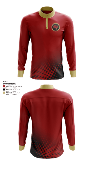 Quarter Zip Jacket, McIntosh County Academy Volleyball, Women's Volleyball, Teamtime, Team time, sublimation, custom sports apparel, team uniforms, spirit wear, spiritwear, sports uniforms, custom shirts, team store, custom team store, fundraiser sports, apparel fundraiser