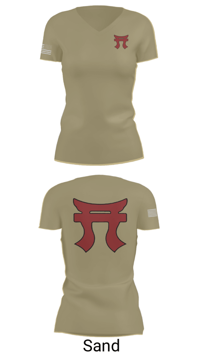 187th Iron Rakkasans 40107465 Women's Short Sleeve V-neck Shirt - 88