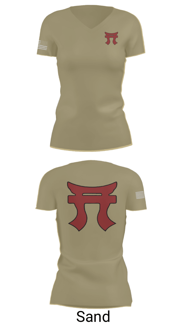 Women's Short Sleeve Vneck Shirt, 187th Iron Rakkasans, Army, Teamtime, Team time, sublimation, custom sports apparel, team uniforms, spirit wear, spiritwear, sports uniforms, custom shirts, team store, custom team store, fundraiser sports, apparel fundraiser