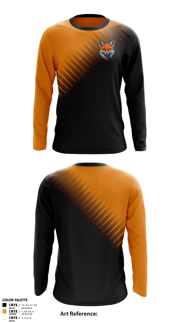Long Sleeve Performance Shirt, Fox, Ice Hockey, Teamtime, Team time, sublimation, custom sports apparel, team uniforms, spirit wear, spiritwear, sports uniforms, custom shirts, team store, custom team store, fundraiser sports, apparel fundraiser