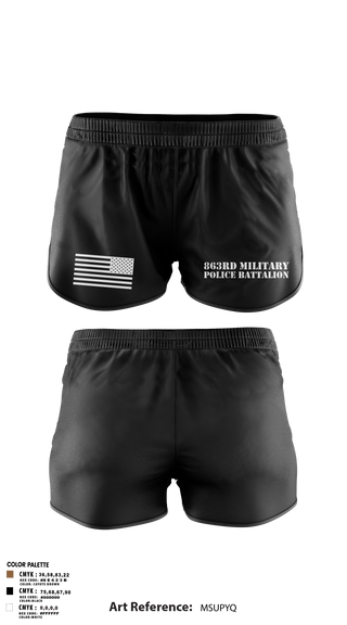 Ranger Panties, 863rd Military Police Battalion, , Teamtime, Team time, sublimation, custom sports apparel, team uniforms, spirit wear, spiritwear, sports uniforms, custom shirts, team store, custom team store, fundraiser sports, apparel fundraiser