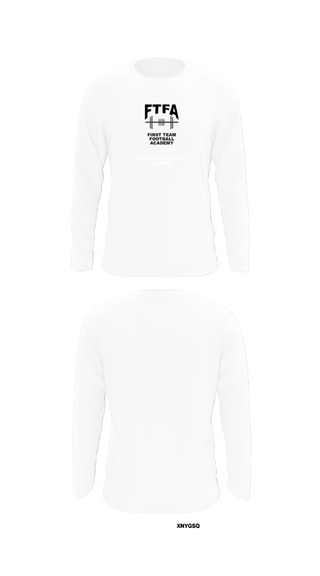 Long Sleeve Performance Shirt, First Team Football Academy, Football, Teamtime, Team time, sublimation, custom sports apparel, team uniforms, spirit wear, spiritwear, sports uniforms, custom shirts, team store, custom team store, fundraiser sports, apparel fundraiser