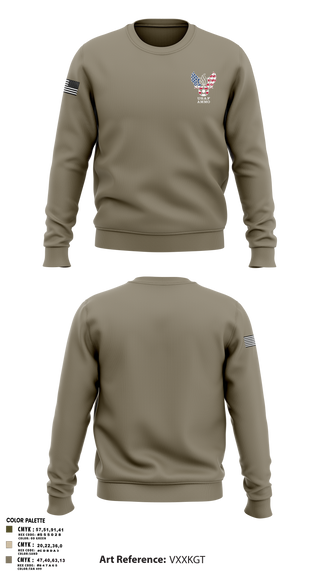 Crew Neck Sweatshirt, , Air Force, Teamtime, Team time, sublimation, custom sports apparel, team uniforms, spirit wear, spiritwear, sports uniforms, custom shirts, team store, custom team store, fundraiser sports, apparel fundraiser