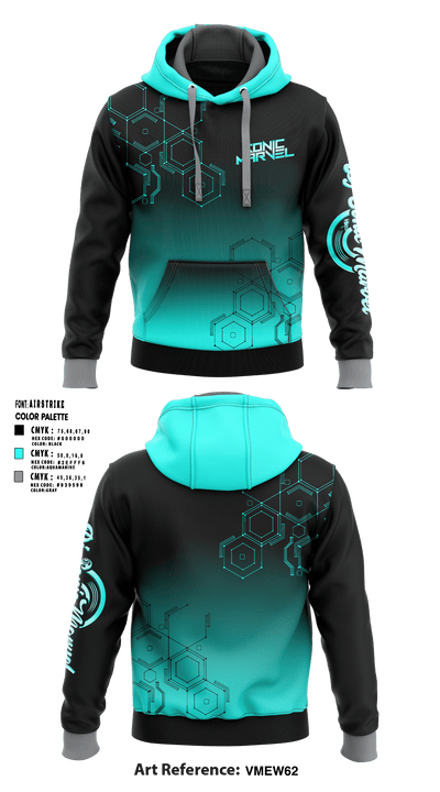 DJ Sonic Marvel 49392469 Hoodie - 1