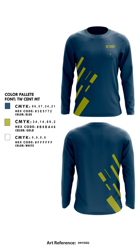 Long Sleeve Performance Shirt, Detroit PAL Flag Football, , Teamtime, Team time, sublimation, custom sports apparel, team uniforms, spirit wear, spiritwear, sports uniforms, custom shirts, team store, custom team store, fundraiser sports, apparel fundraiser