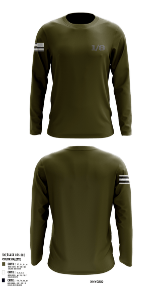 Long Sleeve Performance Shirt, 1/8, Marines, Teamtime, Team time, sublimation, custom sports apparel, team uniforms, spirit wear, spiritwear, sports uniforms, custom shirts, team store, custom team store, fundraiser sports, apparel fundraiser