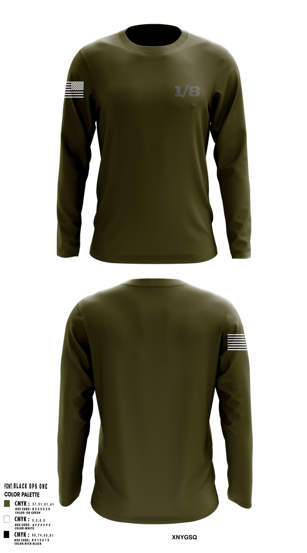 Long Sleeve Performance Shirt, 1/8, Marines, Teamtime, Team time, sublimation, custom sports apparel, team uniforms, spirit wear, spiritwear, sports uniforms, custom shirts, team store, custom team store, fundraiser sports, apparel fundraiser