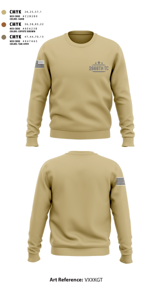 Crew Neck Sweatshirt, 2668th TC, National Guard, Teamtime, Team time, sublimation, custom sports apparel, team uniforms, spirit wear, spiritwear, sports uniforms, custom shirts, team store, custom team store, fundraiser sports, apparel fundraiser